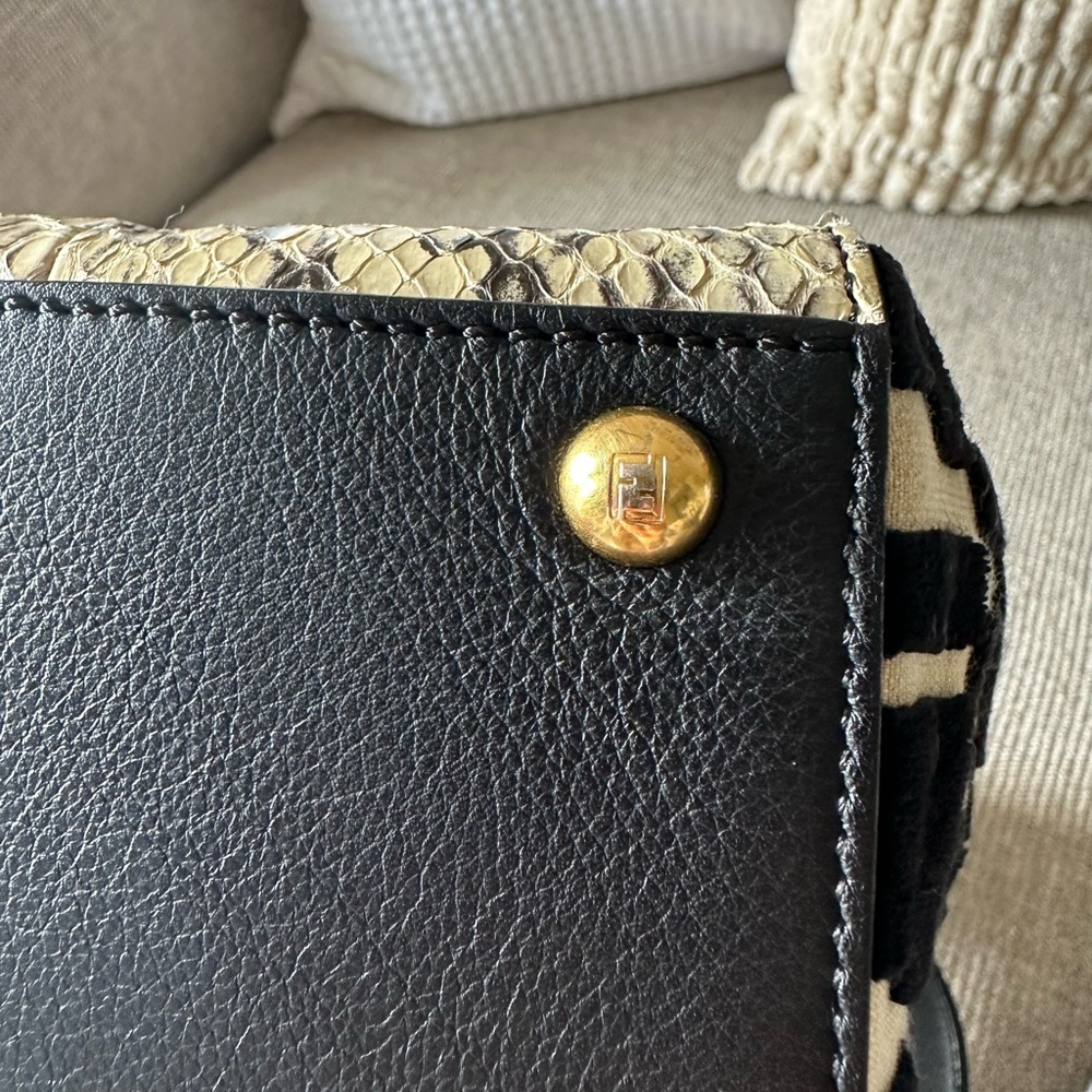 Fendi Medium Python 2jours Tote - image 2